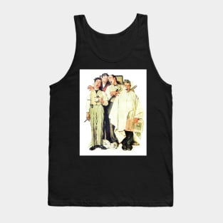 Barbershop Quartet 1936 - Norman Rockwell Tank Top